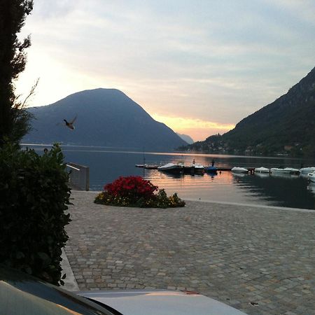 Hotel Europa Porlezza Bagian luar foto
