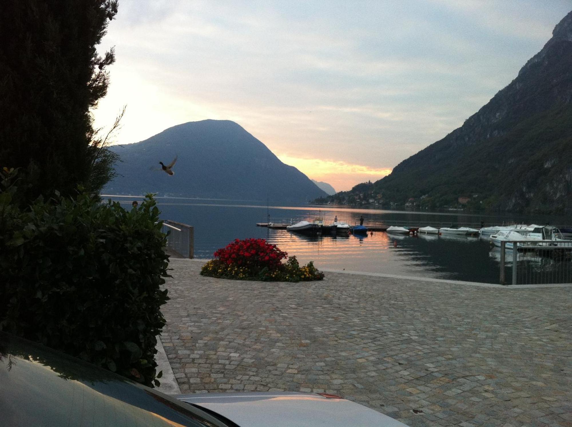 Hotel Europa Porlezza Bagian luar foto